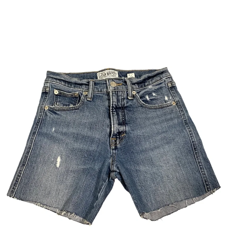 Lucky Brand Jean Shorts Size 0/25 - Picture 1 of 4